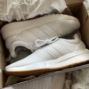 White Adidas Mens 10.5